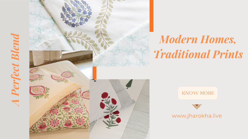 Modern Homes, Traditional Prints: A Perfect Blend