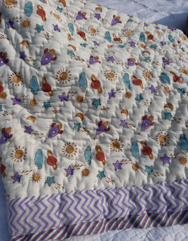 Outer Space Baby Razai